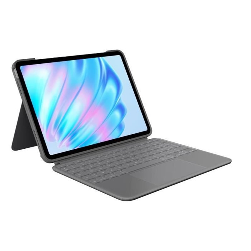 Étui pour iPad Air 13 - Logitech - Combo Touch - Gris