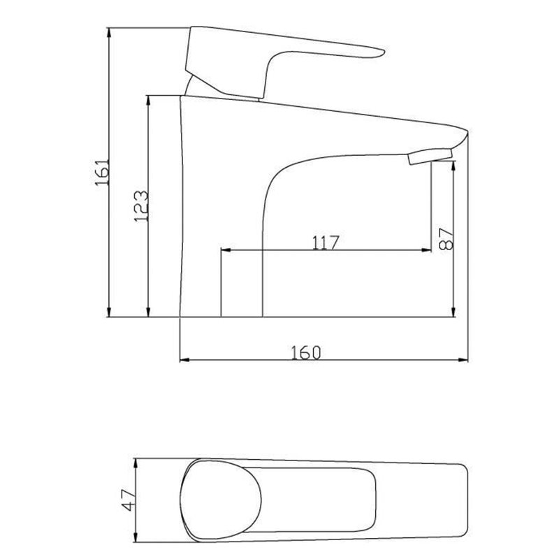 Image secondaire de Robinet mitigeur lavabo Dunedin - ROUSSEAU - Monotrou - Cartouche céramique - Economie d'eau - Garantie 5 ans