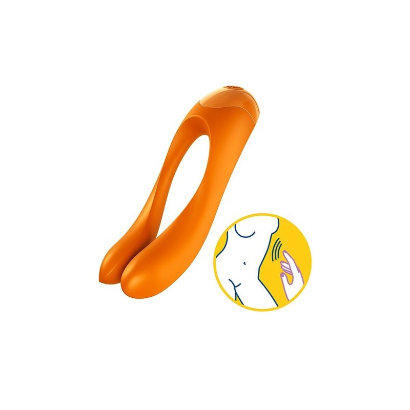 Image secondaire de Masseur Couples Satisfyer Candy Cane Orange