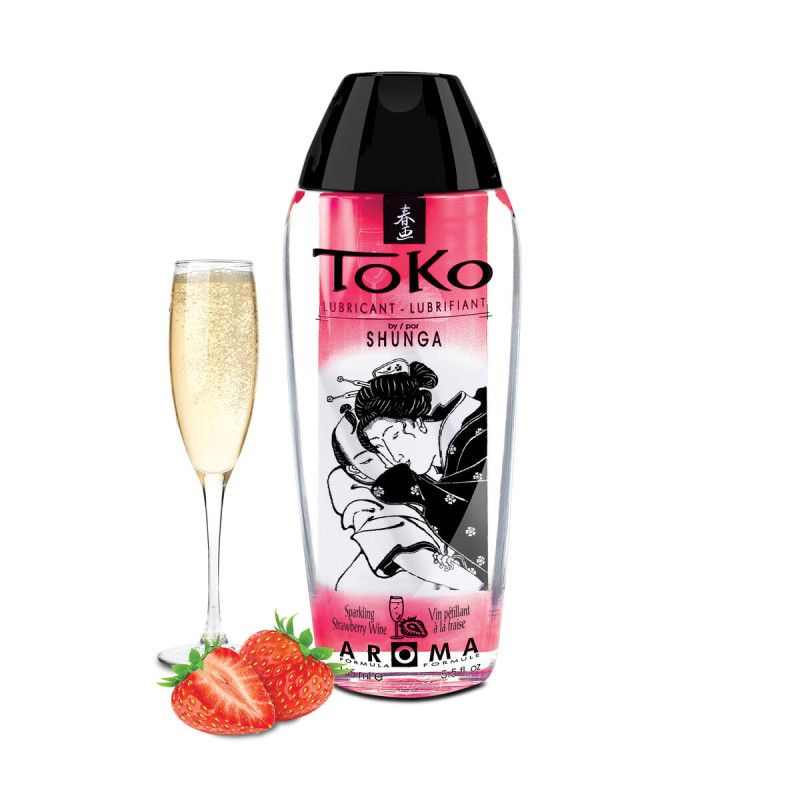 Image secondaire de Toko Lubrifiant Fraise & Champagne Shunga 8407400 165 ml Fraise