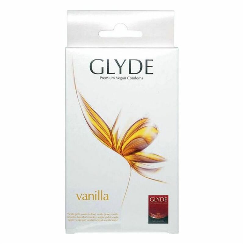 Image secondaire de Préservatifs Glyde Vanille 18 cm (10 uds)