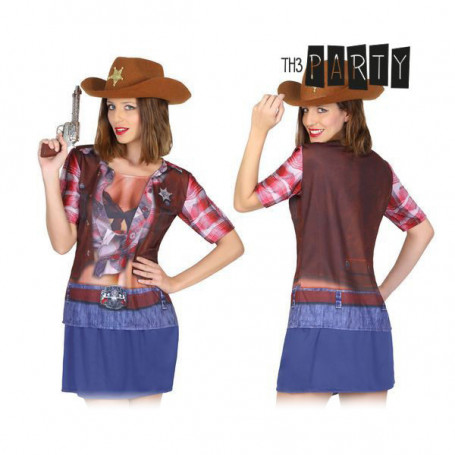 T-shirt pour adultes Th3 Party 8270 Cow-girl 16,99 €