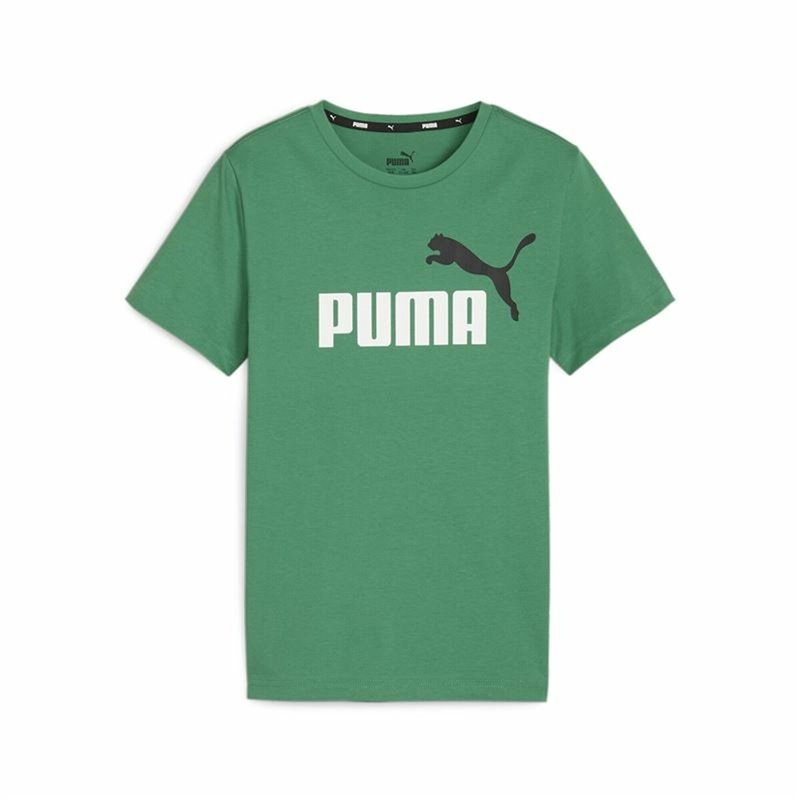 T shirt à manches courtes Enfant Puma Essentials+ Olive