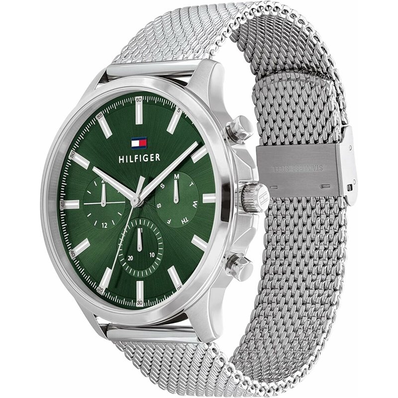 Image secondaire de Montre Homme Tommy Hilfiger 1683474 Vert Argenté