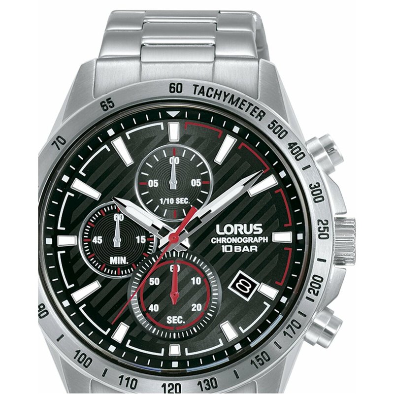 Image secondaire de Montre Homme Lorus RM391HX9 Noir Argenté