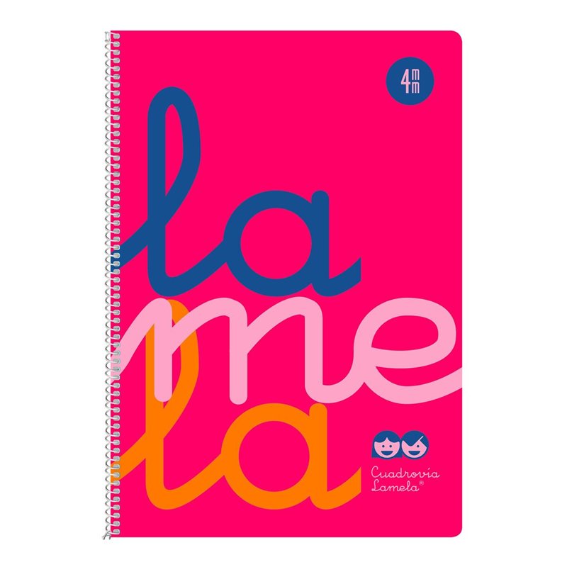 Cahier Lamela Rose Din A4 5 Pièces 80 Volets