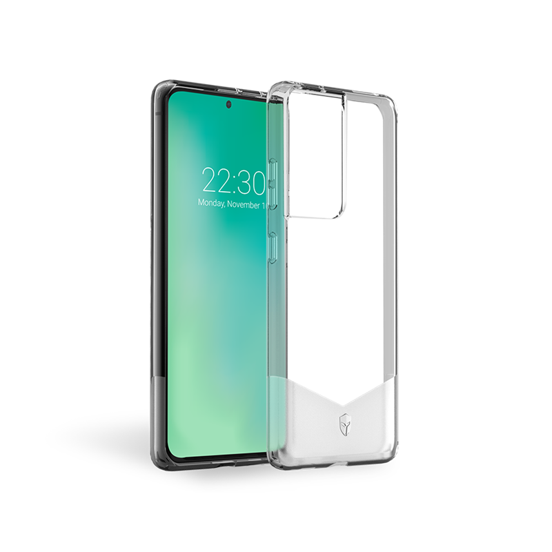 Coque Renforcée Samsung G S21 Ultra 5G PURE Transparente - Garantie à vie Force Case