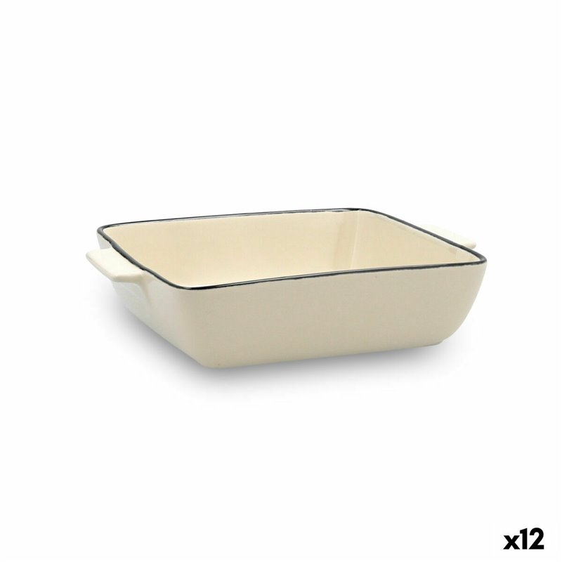 Image secondaire de Casserole Quid Cocco 20 x 16,5 x 27 cm Céramique Blanc (12 Unités) (Pack 12x)