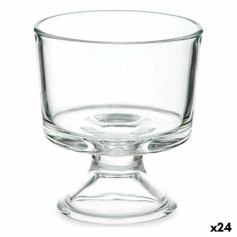 Coupe de glaces et de milkshakes Transparent verre 290 ml (24 Unités)