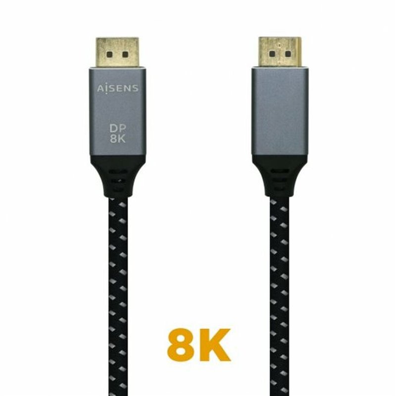 Image secondaire de AISENS A149-0437 câble DisplayPort 2 m Noir, Gris