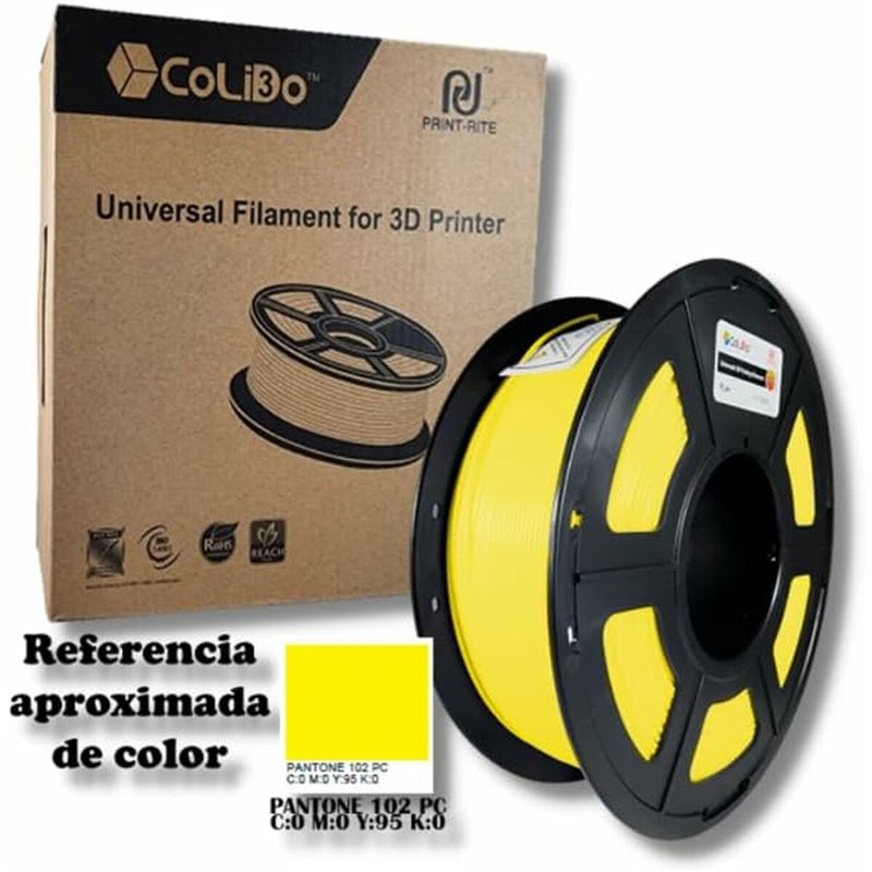 Image secondaire de Bobine de filament CoLiDo Jaune 1 kg 1,75 mm