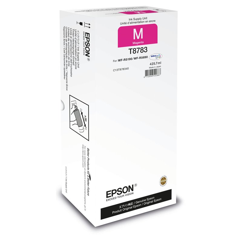 Cartouche d'encre originale Epson C13T878340 Magenta