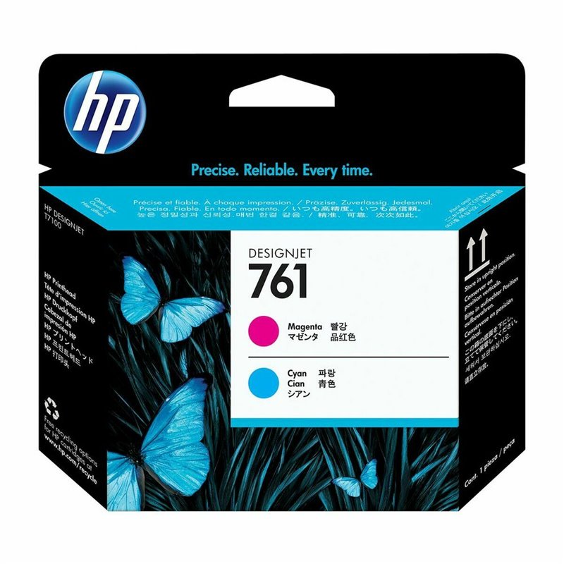 Image secondaire de HP 761 tête d'impression DesignJet magenta/cyan