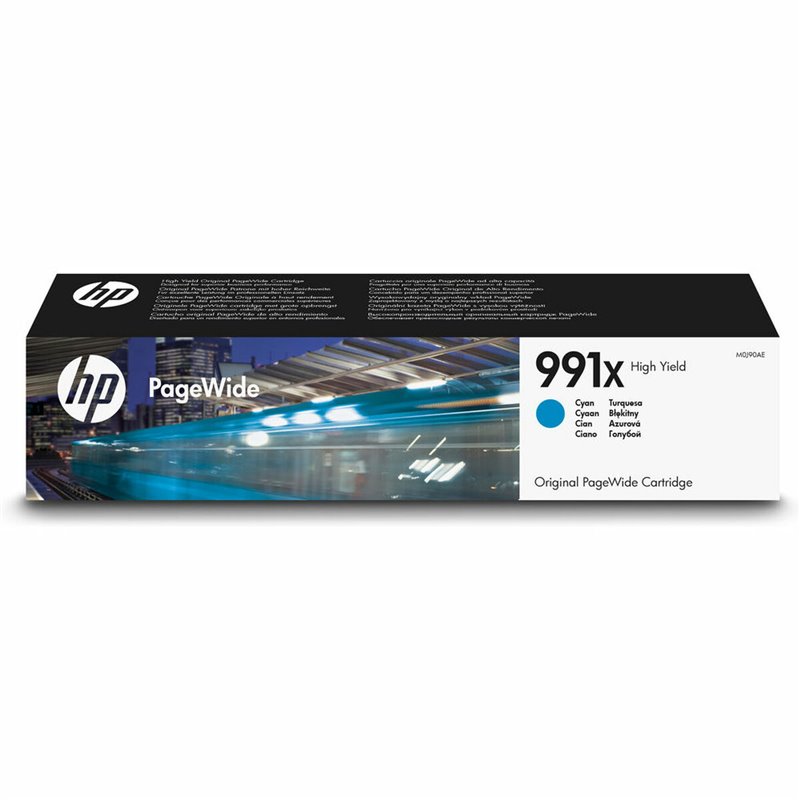 Image secondaire de HP Cartouche dencre cyan PageWide 991X grande capacité authentique