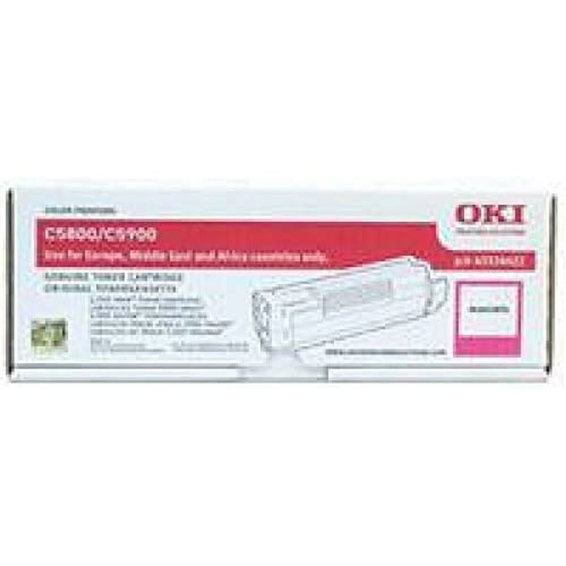 Image secondaire de Toner original OKI 43324422 Noir Magenta