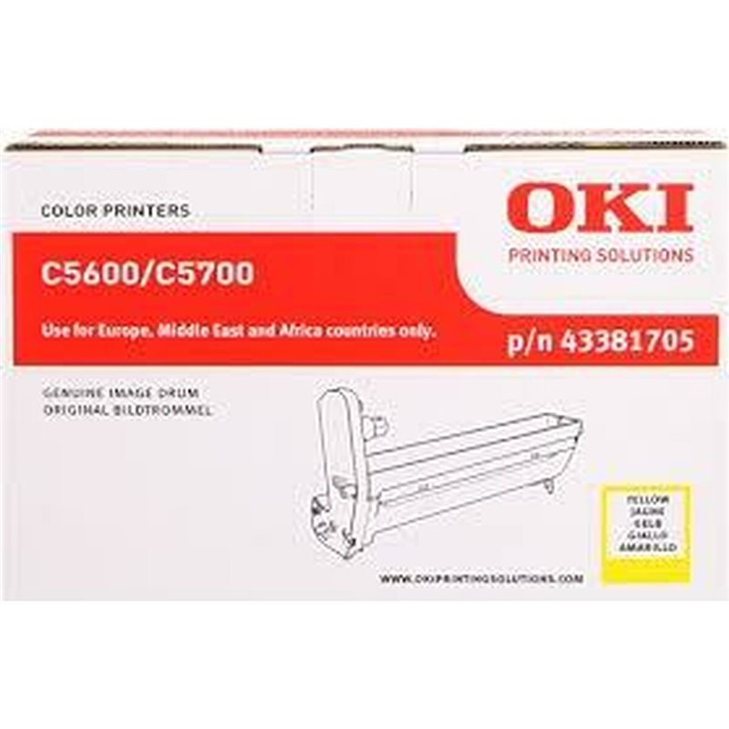 Tambour d'imprimante OKI 43381705 Jaune