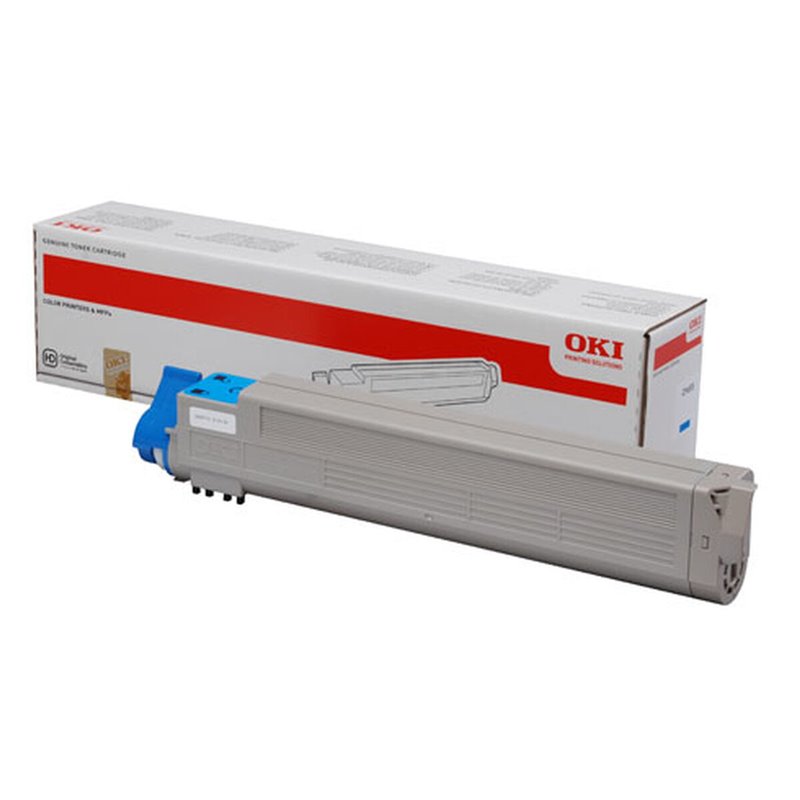 Toner original OKI 43837131 Cyan