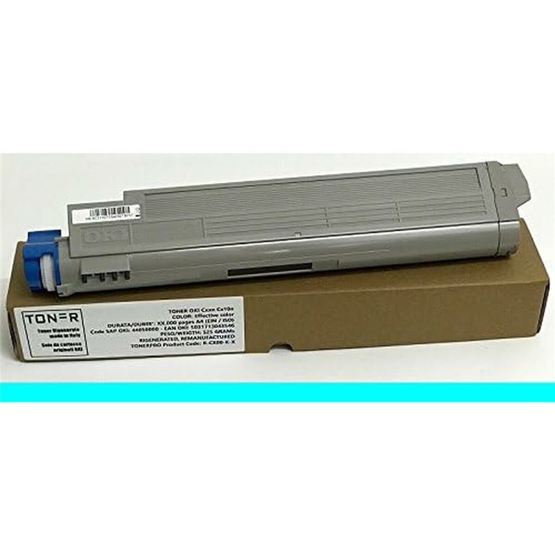 Image secondaire de Toner original OKI 43837131 Cyan