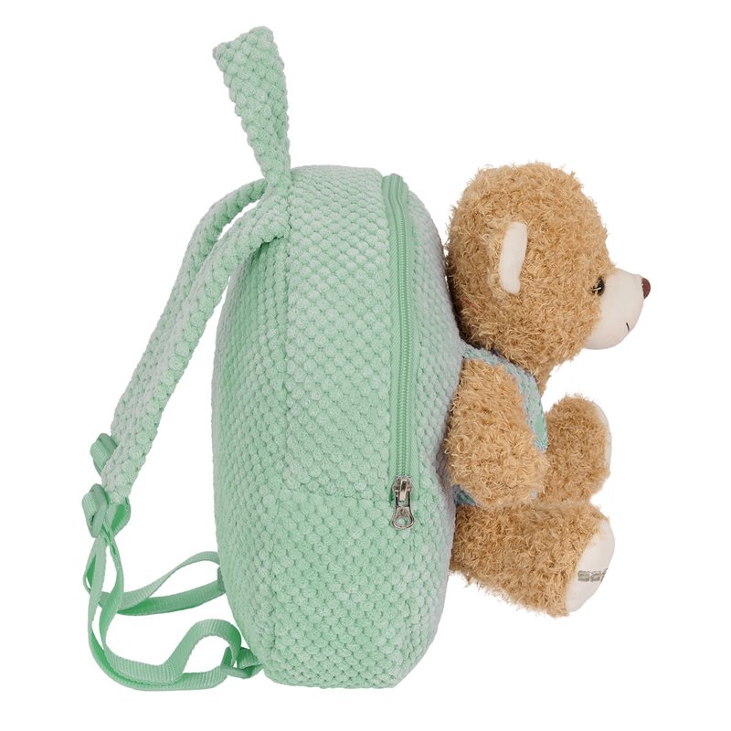 Image secondaire de Sac à dos enfant Safta Ours en peluche Turquoise 23 x 27 x 7,5 cm