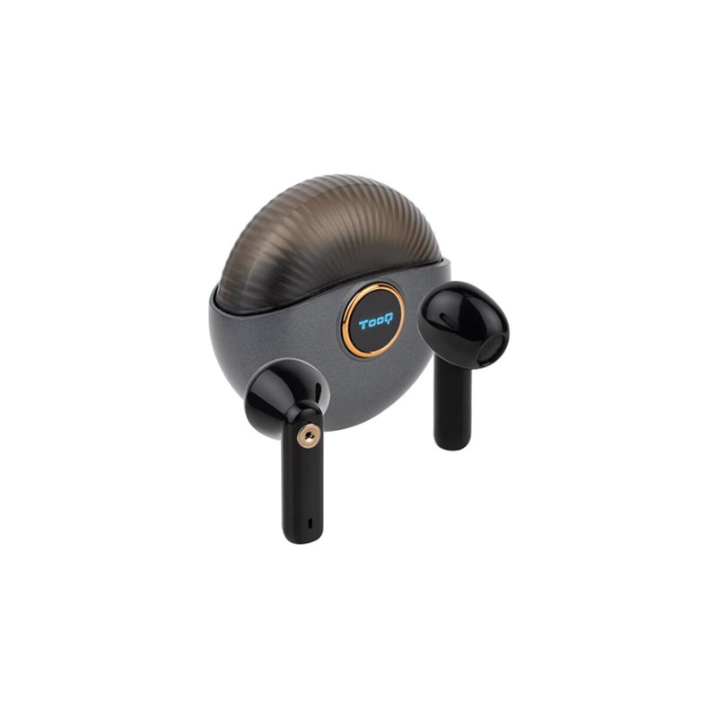 TooQ Snail Casque Sans fil Ecouteurs Appels/Musique Bluetooth Noir, Gris