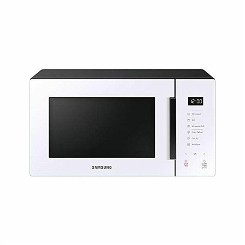 Samsung MG23T5018CW Comptoir Micro-ondes grill 23 L 800 W Noir, Blanc