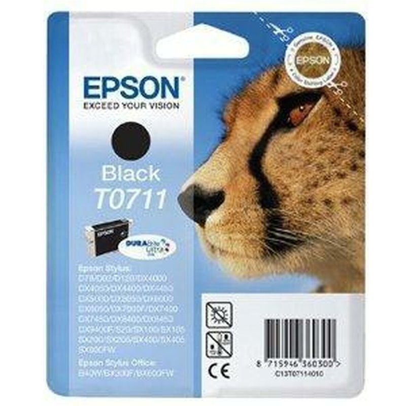 Image secondaire de Cartouche d'encre originale Epson STYLUS D-78/92/120/DX-4000/5000/6000/7000F Noir (10 Unités)