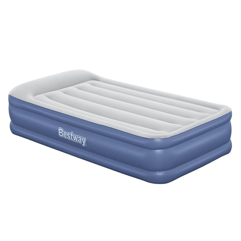 Image secondaire de Bestway Matelas gonflable Tritech 1 place avec pompe électrique intégrée et revêtement antimicrobien 191 x 97 x 46 cm