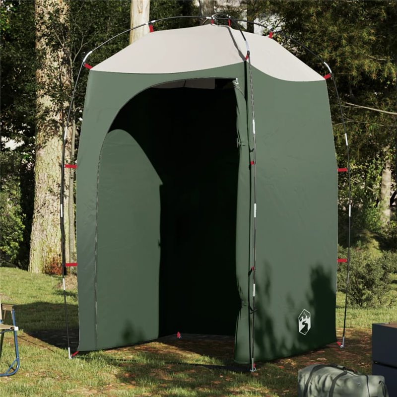 vidaXL Tente de douche vert imperméable