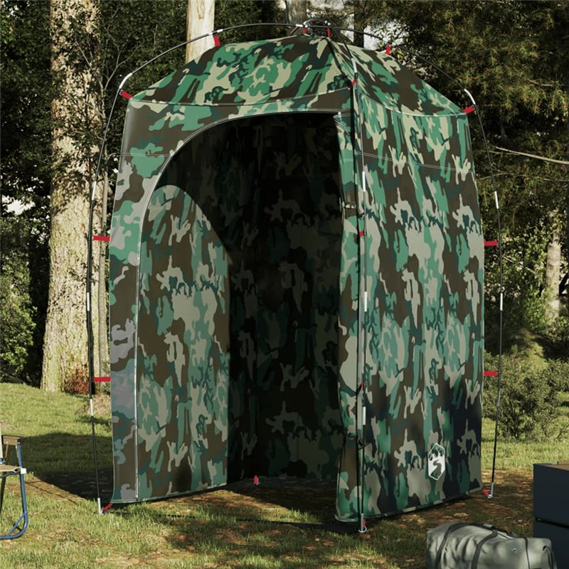 vidaXL Tente de douche camouflage imperméable