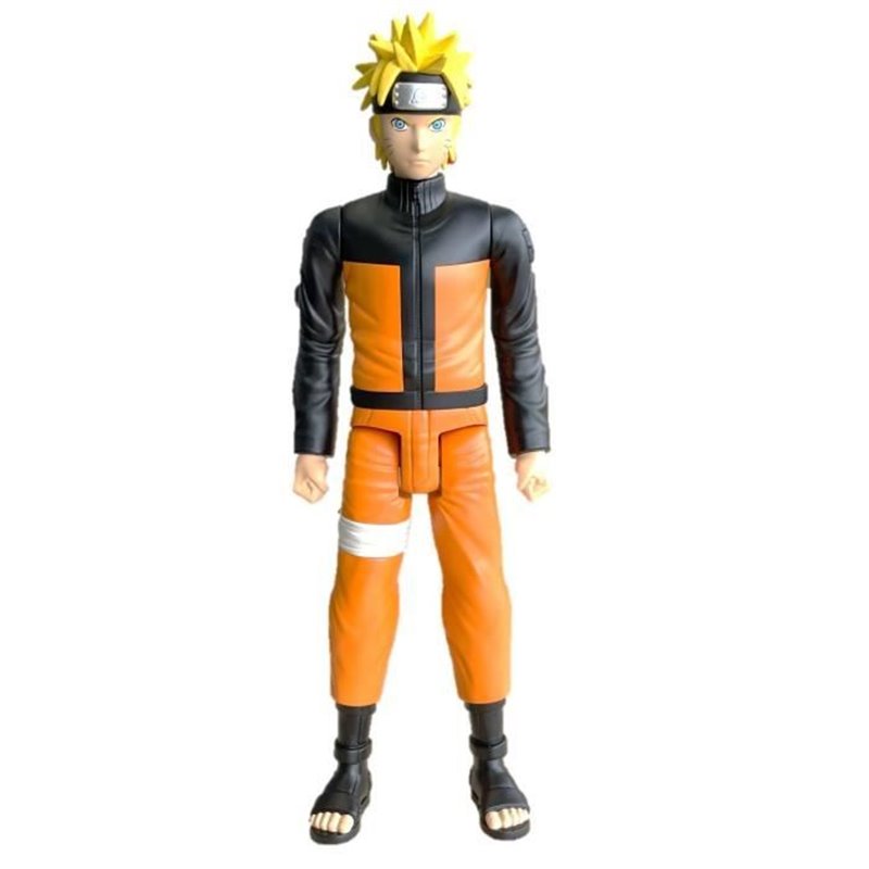 Grande Figurine articulée - BANDAI - Anime Heroes - Naruto Shippuden - Figurine Anime Heroes Mega 30 cm - Naruto Uzumaki