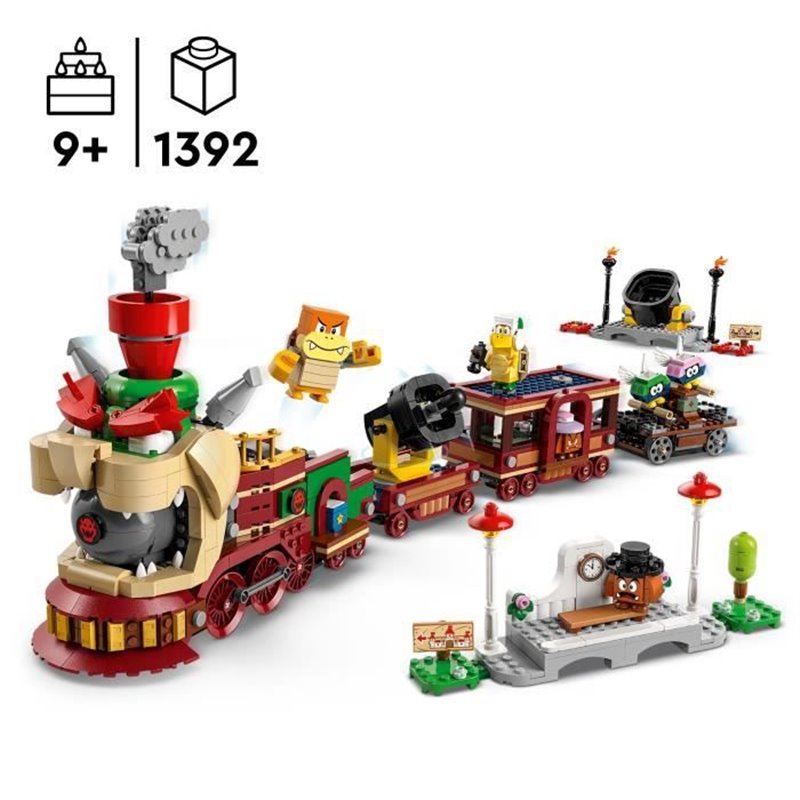 Image secondaire de LEGO Super Mario 71437 Train Bowser Express - Jouet avec des Personnages Nintendo