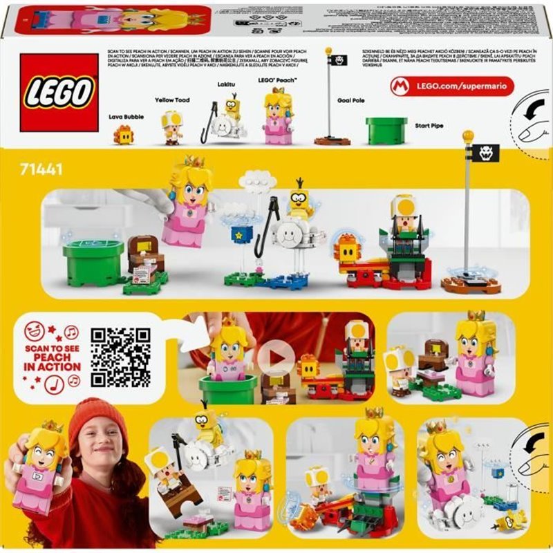 Image secondaire de LEGO Super Mario 71441 Les Aventures de LEGO Peach interactive - Jouet de princesse