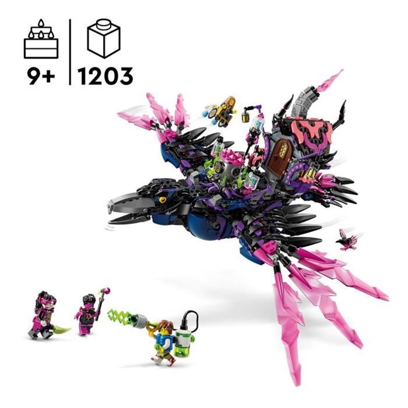 Image secondaire de LEGO DREAMZzz 71478 Le Corbeau de Minuit de la Sorciere des Cauchemars - Set Modulable