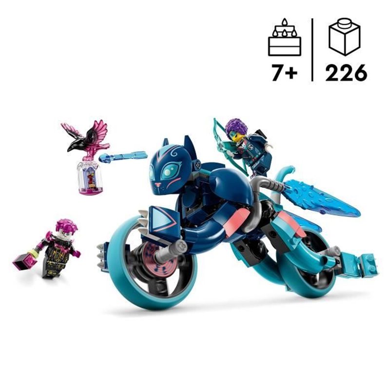 Image secondaire de LEGO DREAMZzz 71479 Le Chat-moto de Zoey - Set d'Animal - Moto pour Enfants et Figurines