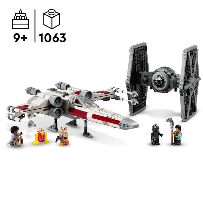 Image secondaire de LEGO Star Wars 75393 TIE Fighter et X-Wing a Combiner - Maquette a Construire