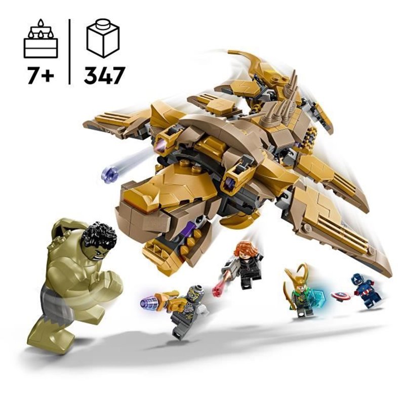 Image secondaire de LEGO Marvel 76290 Les Avengers Contre le Léviathan, Set avec minifigurines de super-héros