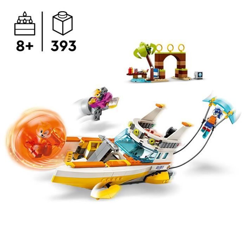 Image secondaire de LEGO Sonic the Hedgehog 76997 Le bateau d'aventures de Tails, Jouet interactif