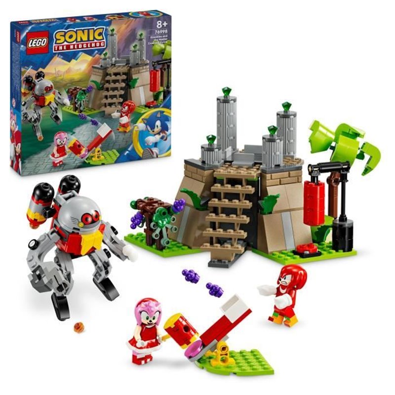 LEGO Sonic the Hedgehog 76998 Knuckles et le sanctuaire du Master Emerald Set pour gamers