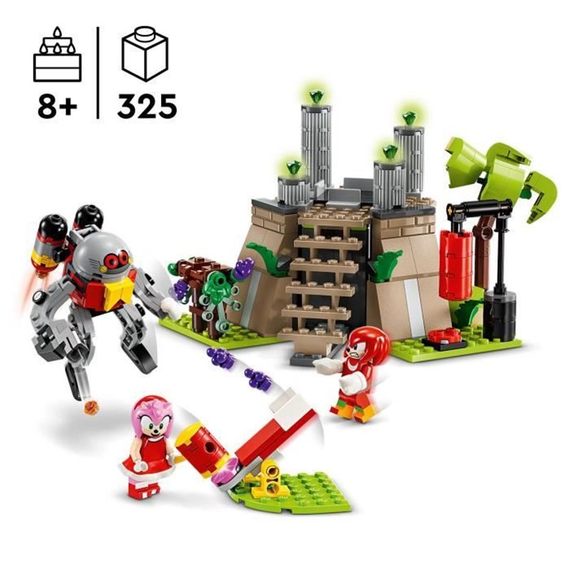 Image secondaire de LEGO Sonic the Hedgehog 76998 Knuckles et le sanctuaire du Master Emerald Set pour gamers