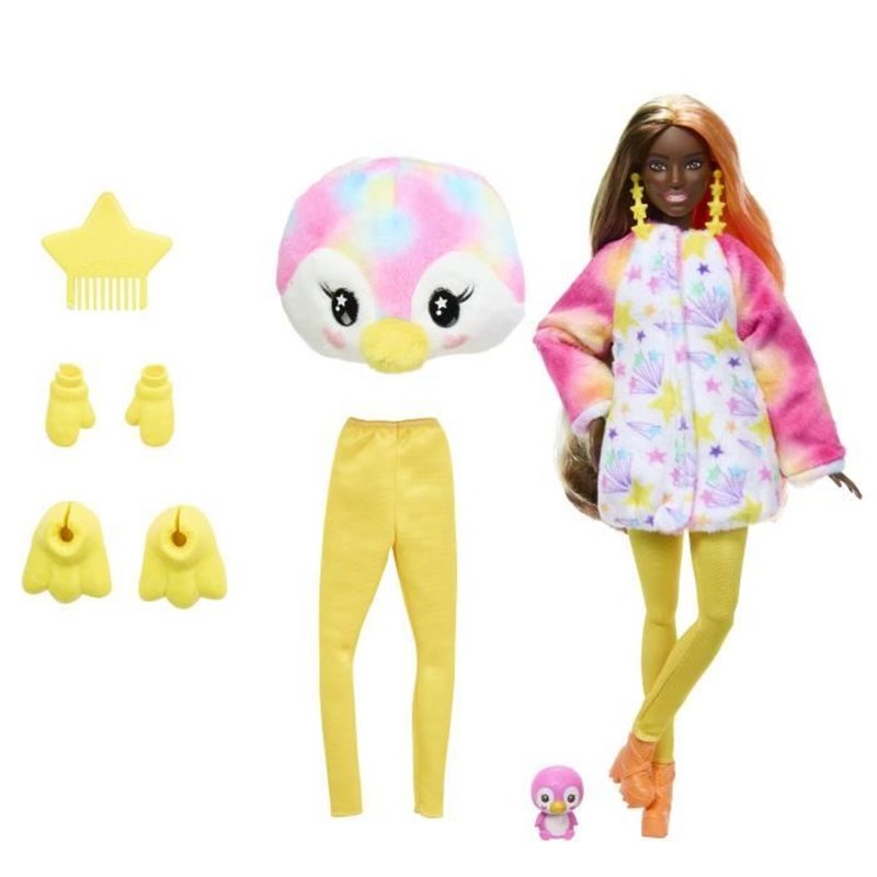 Image secondaire de Barbie-Barbie Cutie Reveal-Poupée manchot Reve Coloré et 10 surprises HRK40