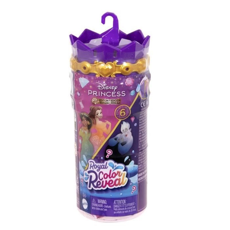 Princesses Disney-Mini-Poupées Royauté Color Reveal-Assortiment HXH16