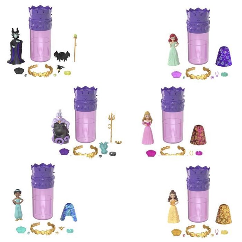 Image secondaire de Princesses Disney-Mini-Poupées Royauté Color Reveal-Assortiment HXH16