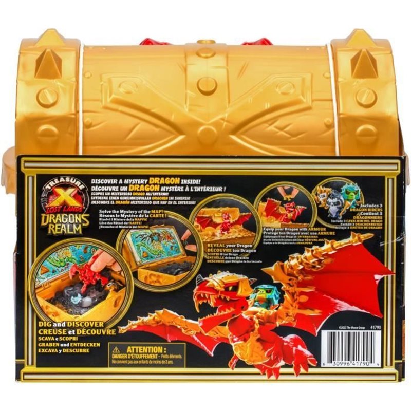 Image secondaire de Coffre aux Trésors Dragons Realm - MOOSE TOYS - TRESOR X - Coffre interactif avec figurines et trésors