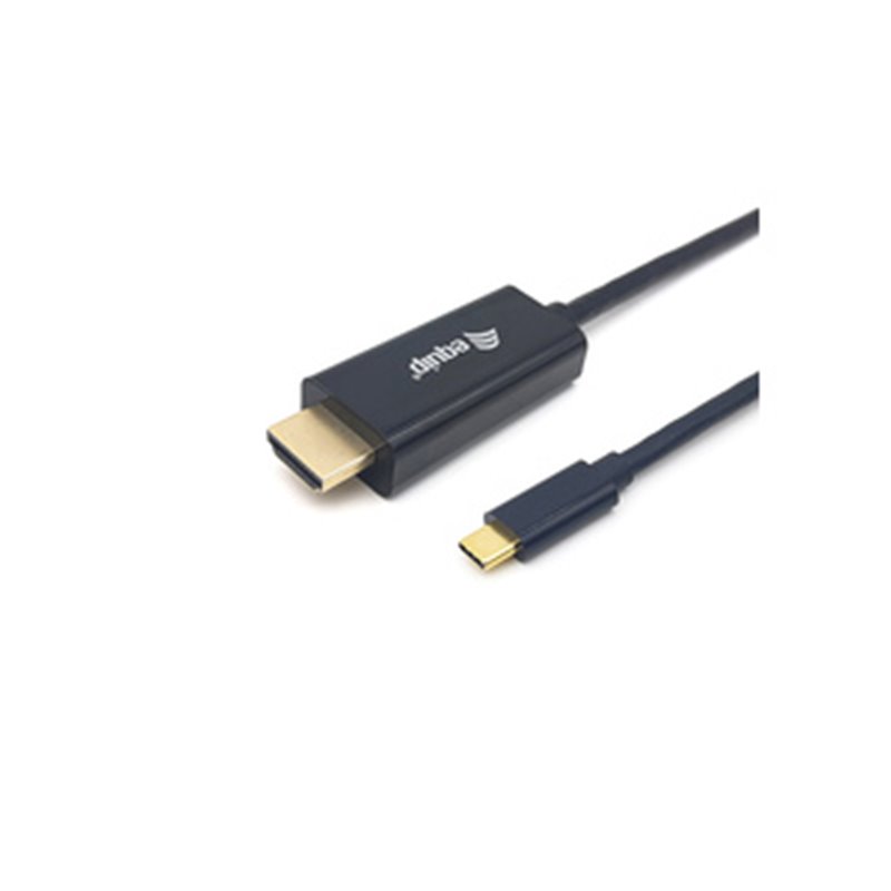 Equip 133411 câble vidéo et adaptateur 1 m USB Type-C HDMI Type A (Standard) Noir