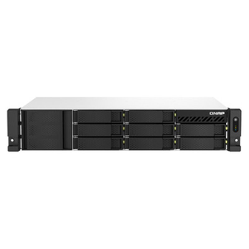 QNAP TS-864EU-RP-8G serveur de stockage NAS Rack (2 U) Ethernet/LAN Noir