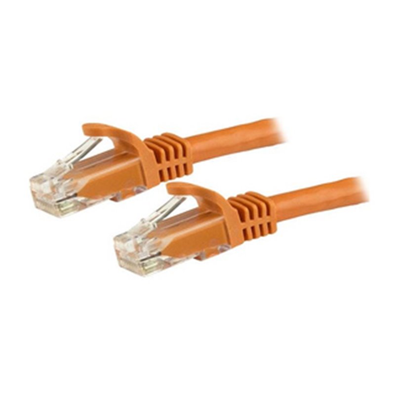 StarTech.com Cordon de raccordement UTP CAT6 (7,5 m) sans crochet - Câble patch RJ45 - Orange