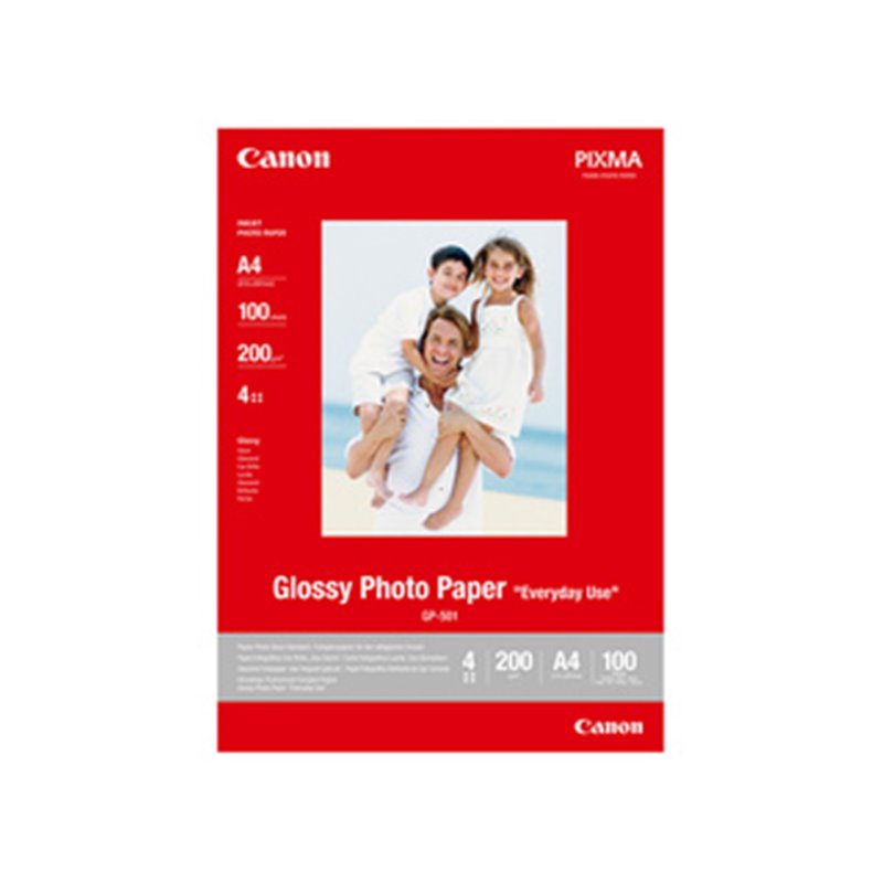 Canon Papier photo brillant A4 GP-501 - 100 feuilles