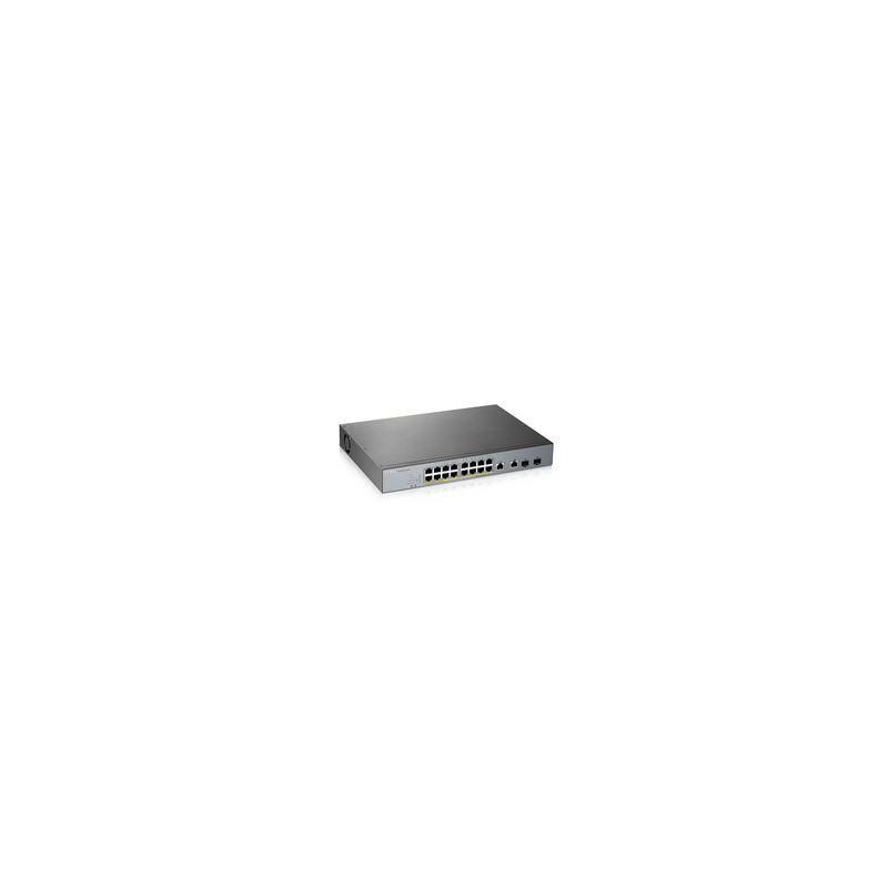 Zyxel GS1350-18HP-EU0101F commutateur réseau Géré L2 Gigabit Ethernet (10/100/1000) Connexion Ethernet, supportant l'ali