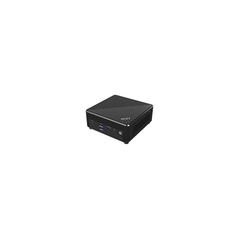 MSI Cubi N ADL-007DE Intel® N N100 4 Go DDR4-SDRAM 128 Go SSD Windows 11 Pro Mini PC Noir