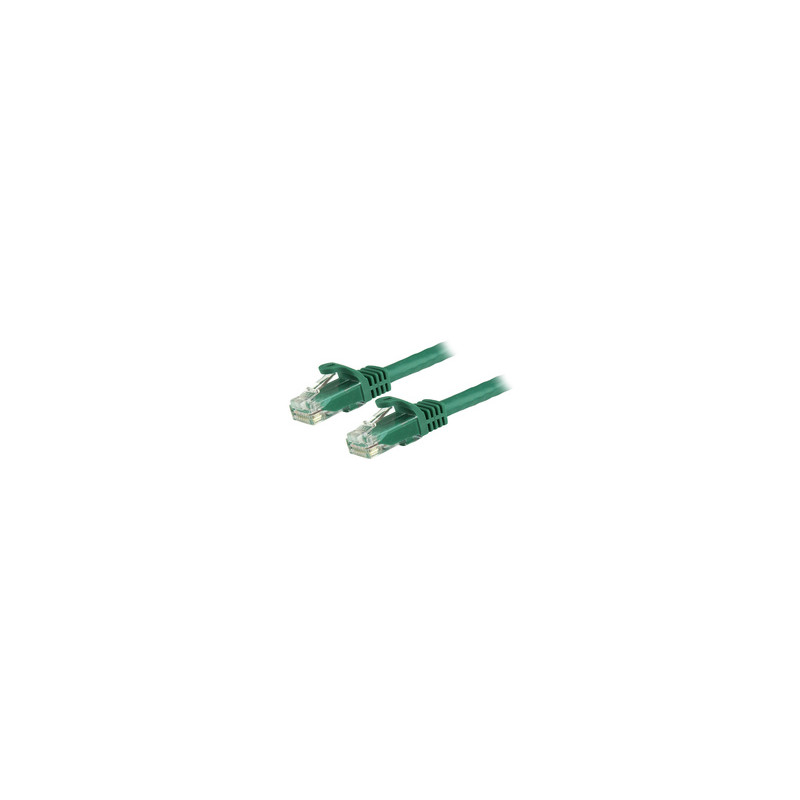 StarTech.com Câble réseau Cat6 Gigabit UTP sans crochet de 7m - Cordon Ethernet RJ45 anti-accroc - M/M - Vert